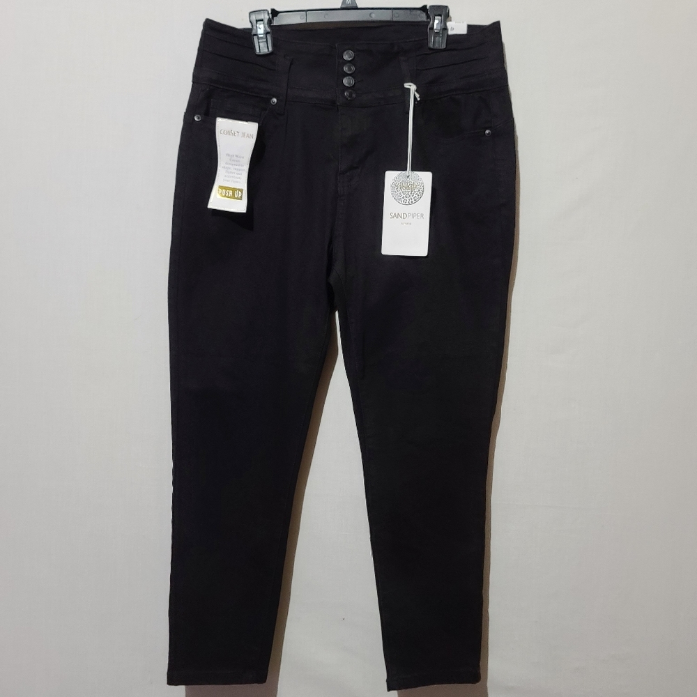 Sand Piper Push Up High Rise Jegging Size 20